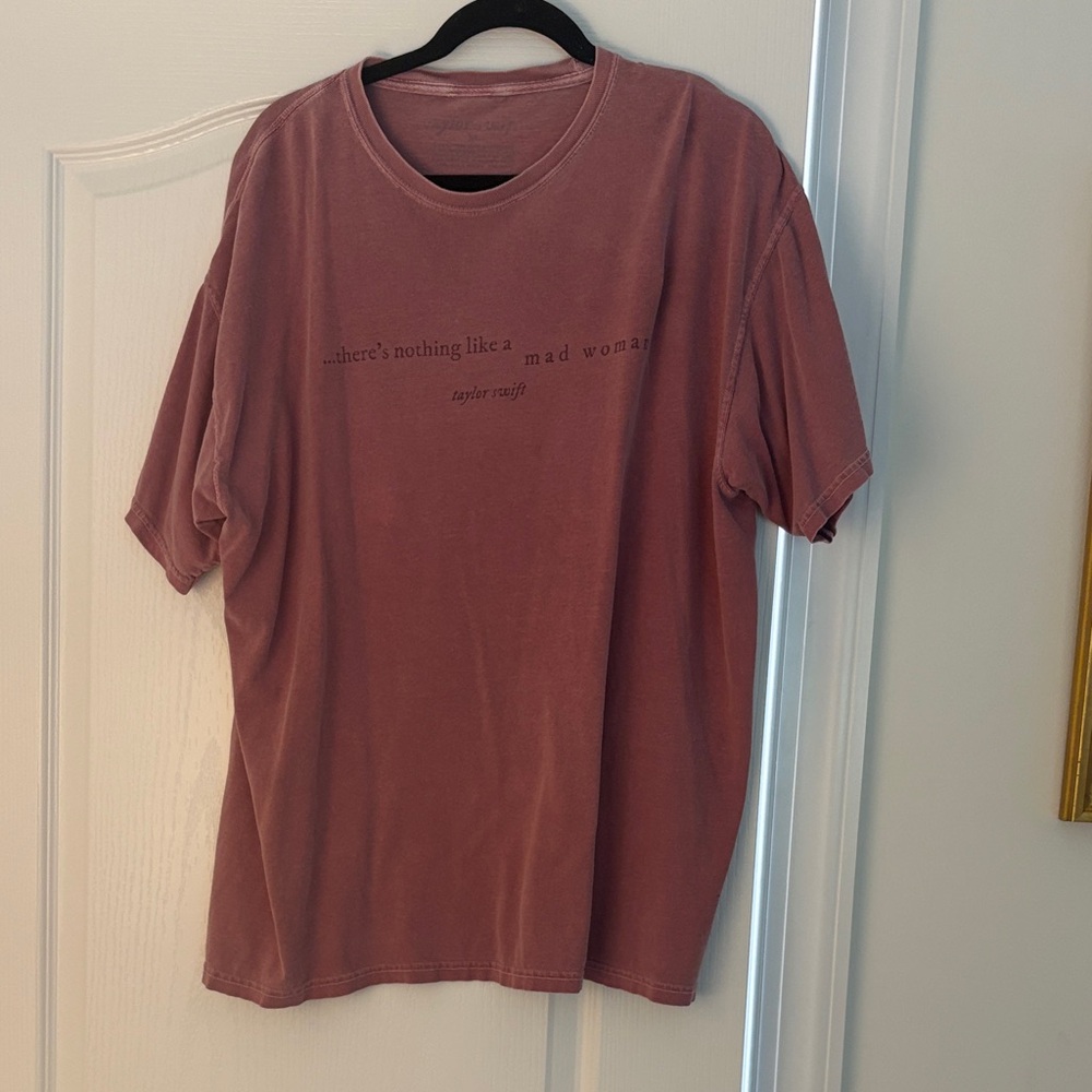 Taylor Swift folklore “mad woman” Mauve Short Sleeve Graphic Tee